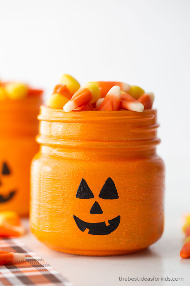 Pumpkin Mason Jar Craft