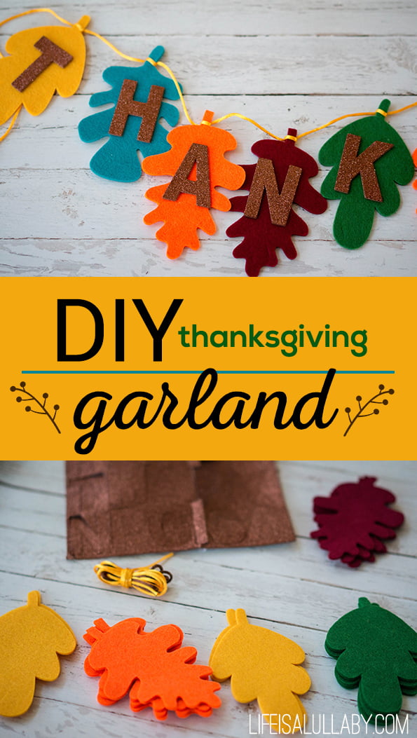 DIY Thanksgiving Garland Banner