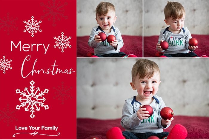 Christmas 2014 Free Template Example