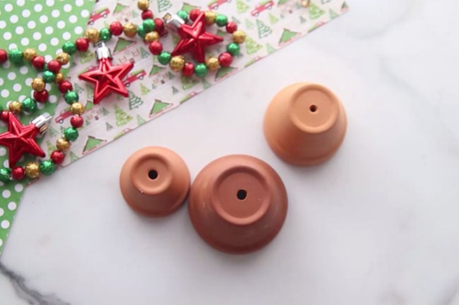 Clay Pots for Christmas Tree