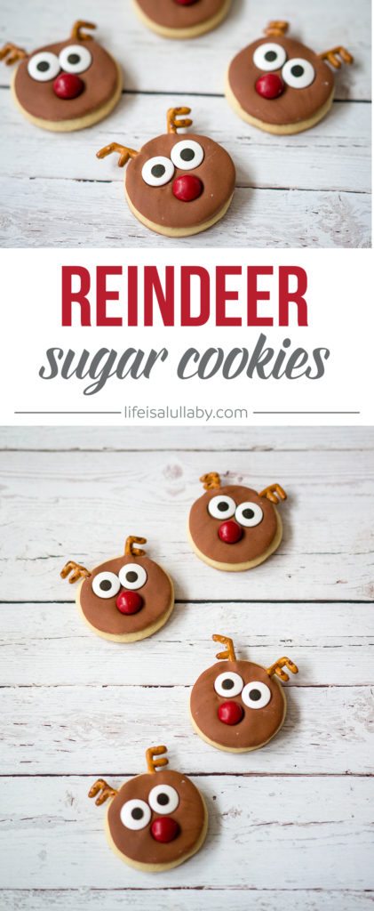 Reindeer Sugar Cookies