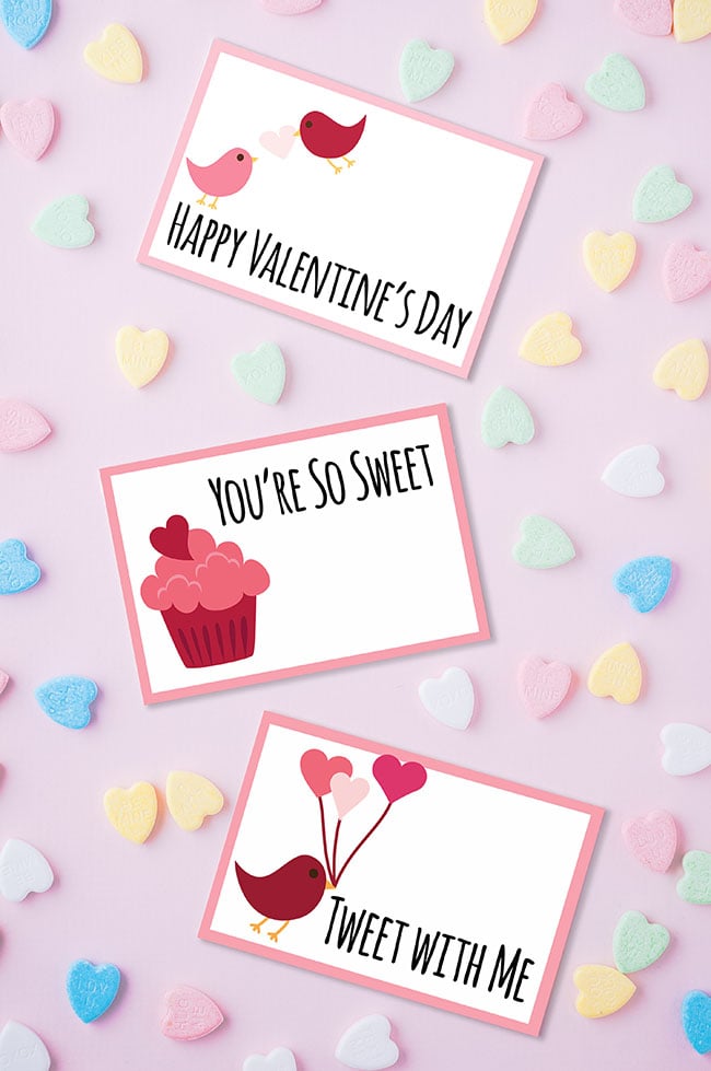 Printable tags for Valentines Day