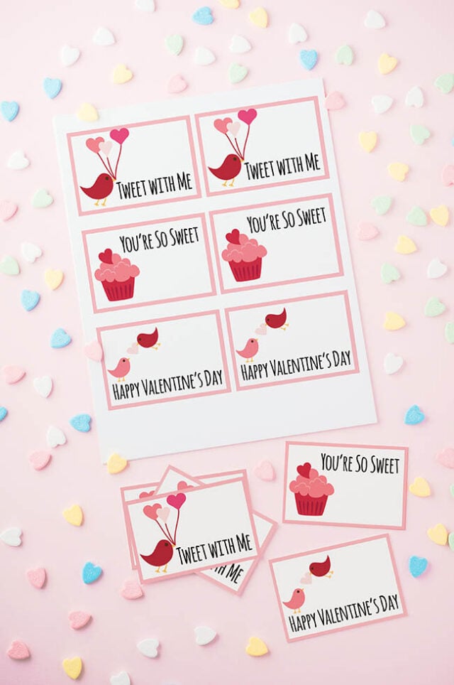 Free Valentine's Day Card Printables