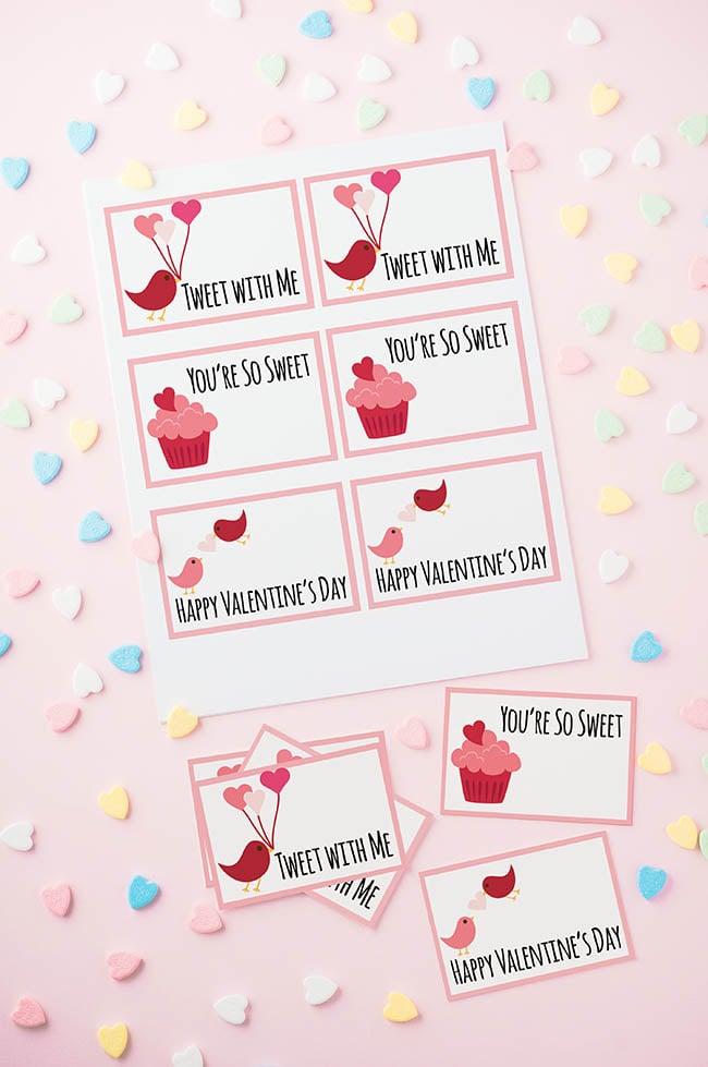 Valentine Printable Cards and Tags