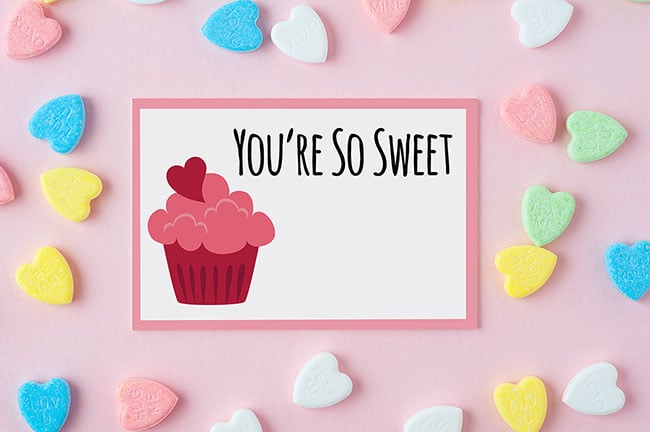 You're so Sweet Printable Tag