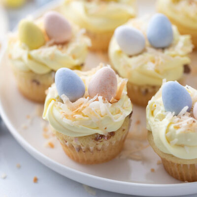 Cadbury Mini Egg Cupcake Recipe Image