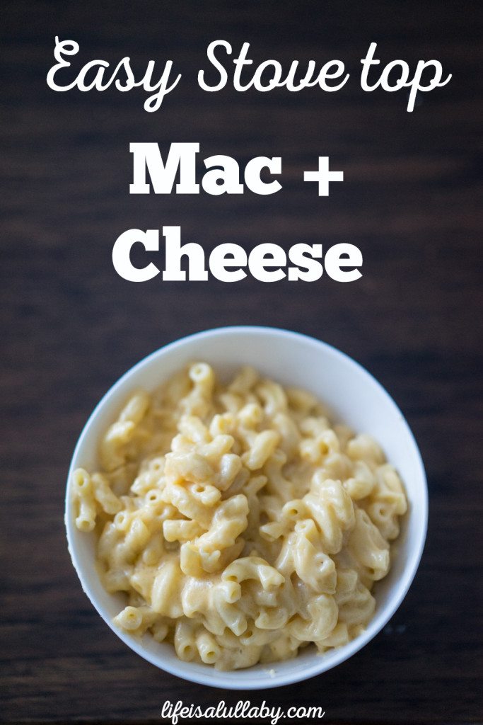 Easy Stove Top Mac + Cheese