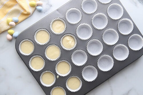 Make mini cupcakes