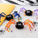 Pom Pom Spider Craft