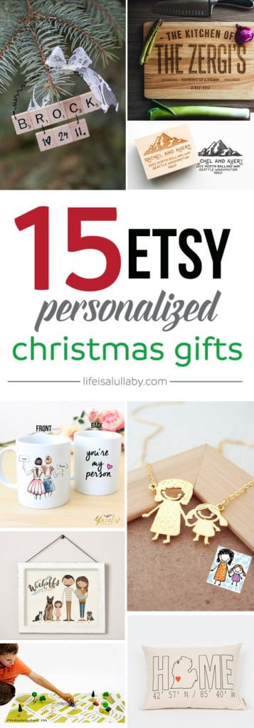 15 Etsy Personalized Christmas Gifts - the best Etsy Christmas gifts!