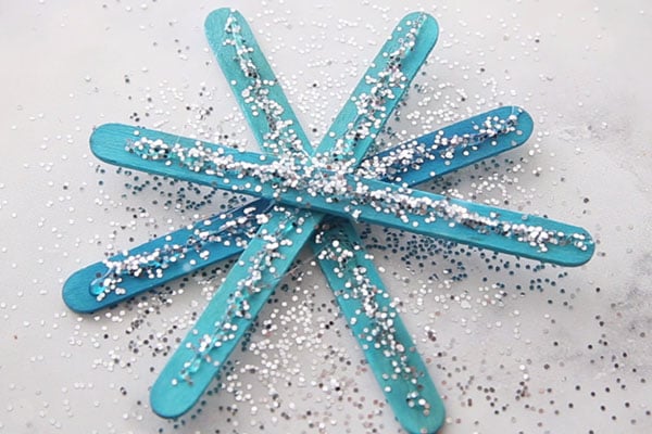 Popsicle Snowflakes