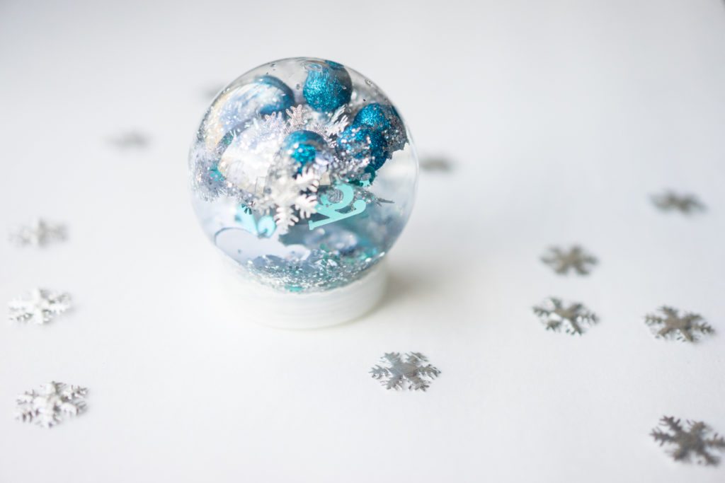 Christmas Snow Globe Sensory Bottle