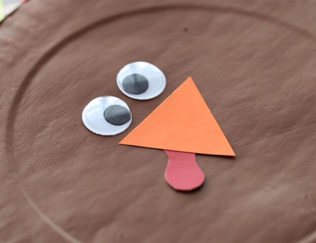 Glue Beak to Paper Plate