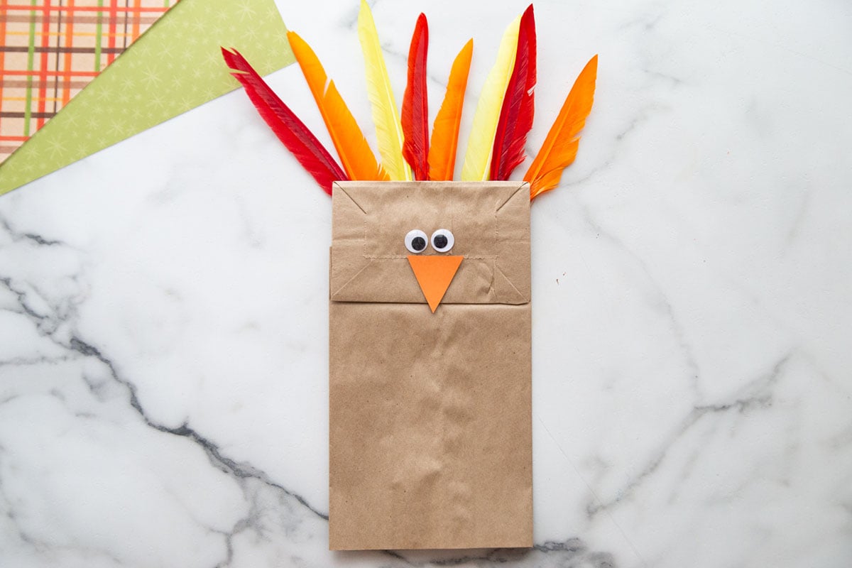 Thanksgiving Writing - Turkey Paper Bag Craft