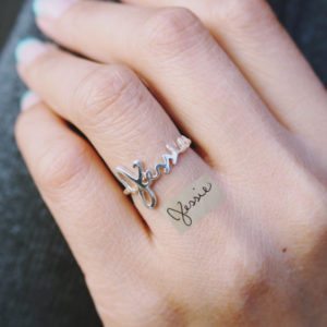 Personalized Etsy Ring