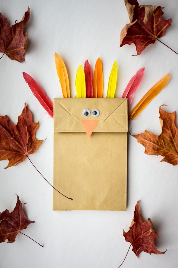 Paper Bag Thanksgiving Turkey Craft