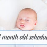 4 month old breastfeeding schedule