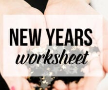New Years Worksheet