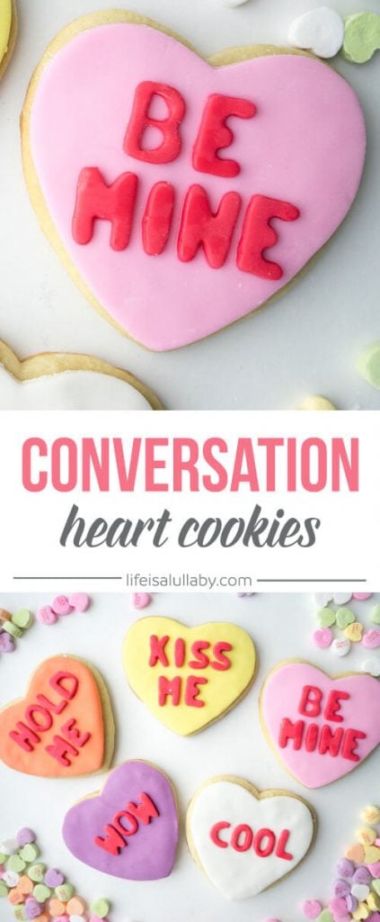 Conversation Heart Cookies