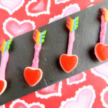 DIY cupid arrow candy