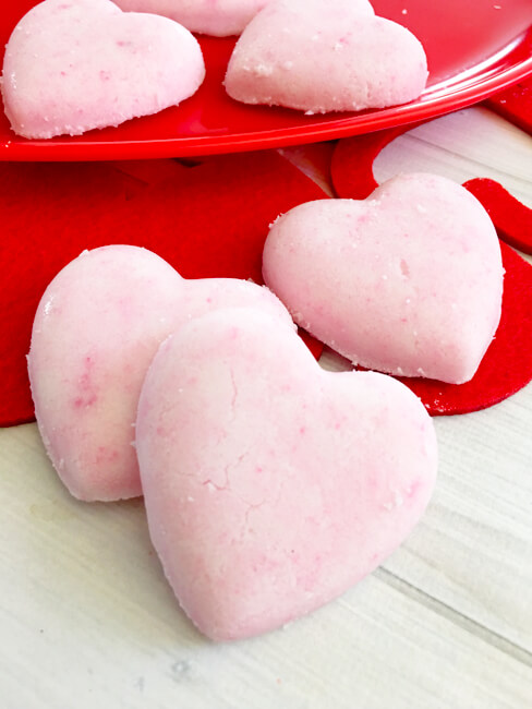 DIY Heart Bath Bombs
