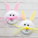 Easter Bunny Paper Plate Craft for Kids