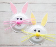 Easter Bunny Paper Plate Craft for Kids