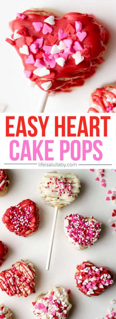 Heart Cake Pops - Valentine's Day Treat - The Best Ideas for Kids