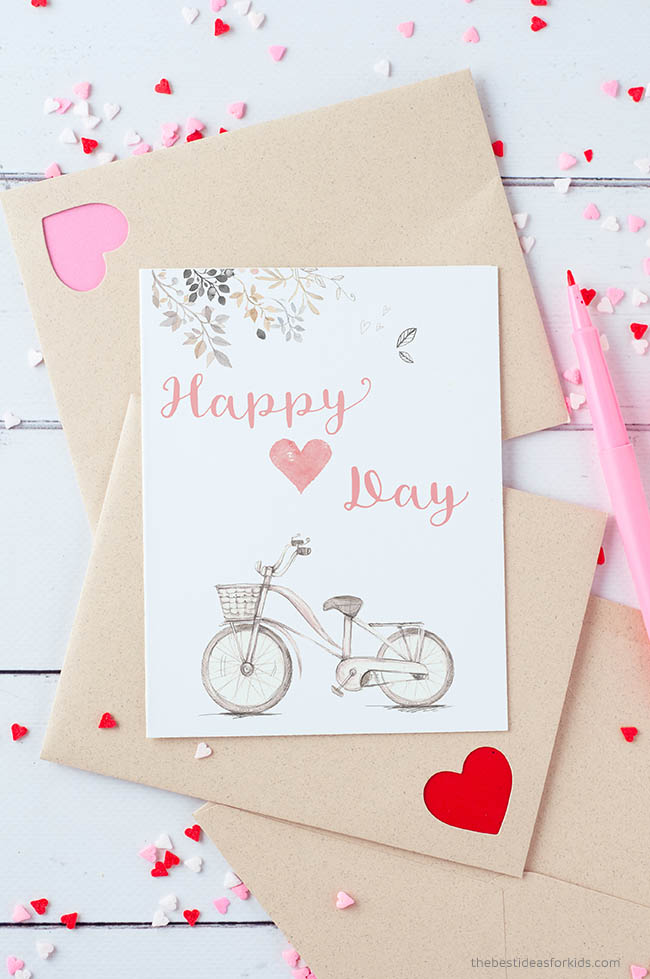 Happy Heart Day Printable Card