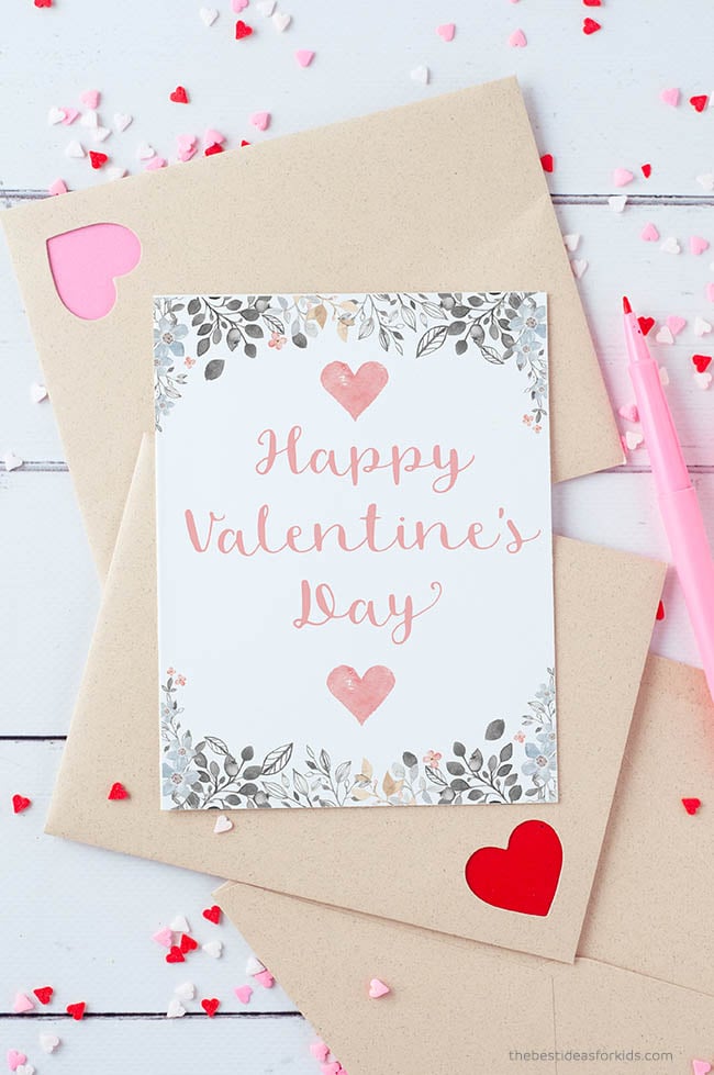 Happy Valentine Day Printable Card