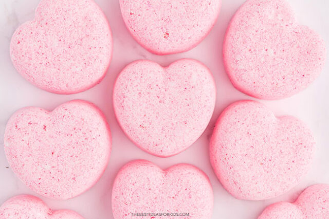 Heart Shaped Bath Bombs