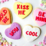 Valentine's Day Conversation Heart Cookies