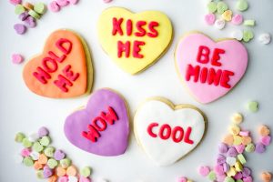 Valentine's Day Conversation Heart Cookies