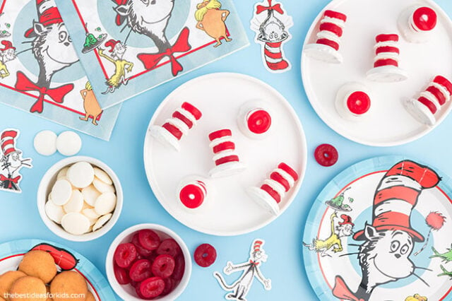 Cat in Hat Dessert for Kids