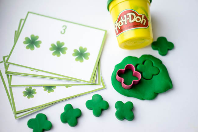 Playdough Counting Mats