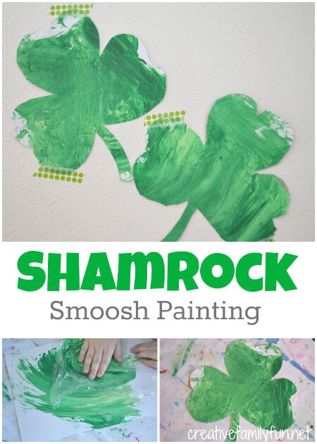 Shamrock Smoosh Painting