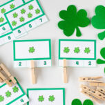 St Patrick's Day Counting Cards