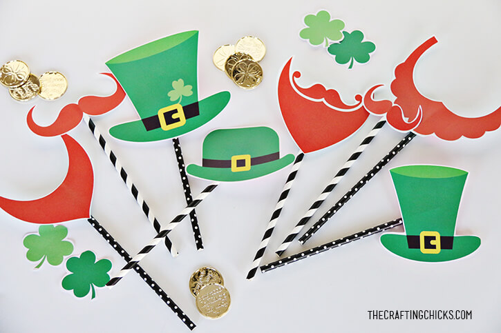St Patrick's Day Photo Props
