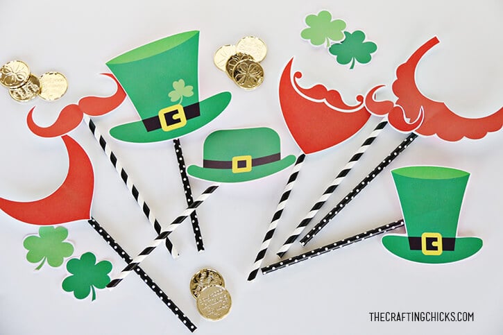 St Patrick's Day Photo Props