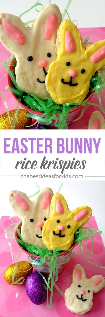 Easter Bunny Rice Krispies Treat