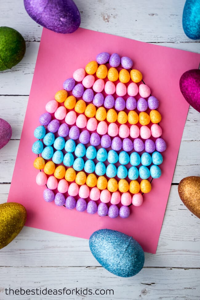 Mini Egg Art Easter Craft for Kids