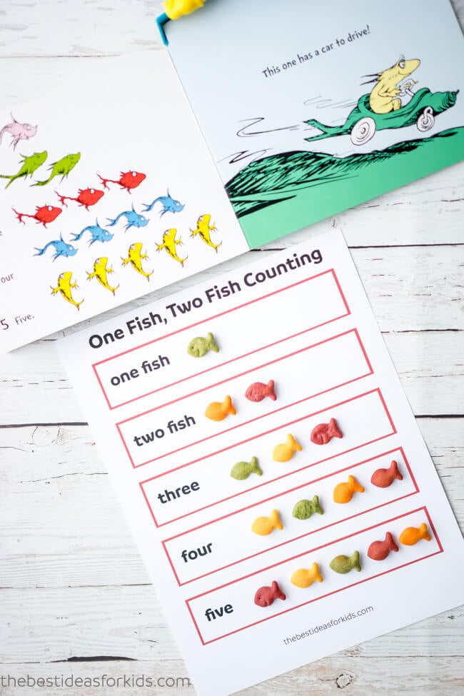 One Fish Two Fish Printable Activity The Best Ideas for Kids
