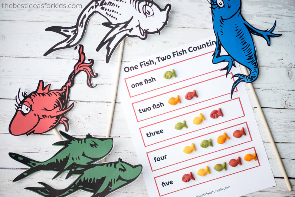 One Fish Two Fish Printable Activity The Best Ideas for Kids