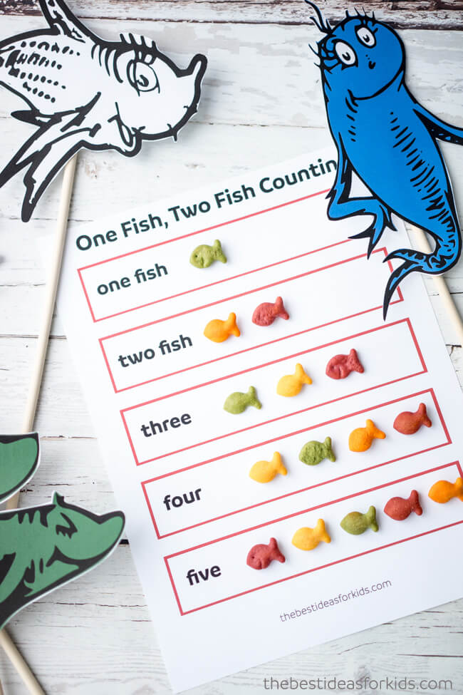 One Fish Two Fish Printable Activity The Best Ideas for Kids