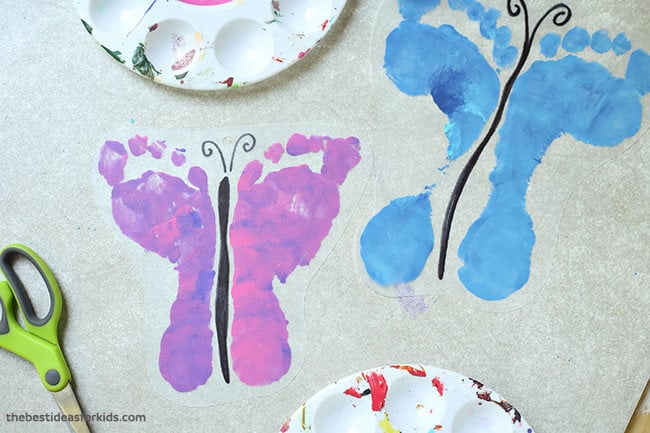 Shrinky Dink Footprint Keychain The Best Ideas for Kids