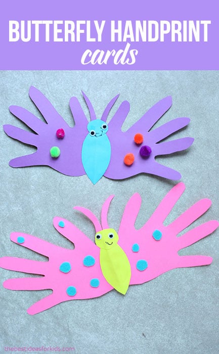 Butterfly Handprint Cards Kids Can Make