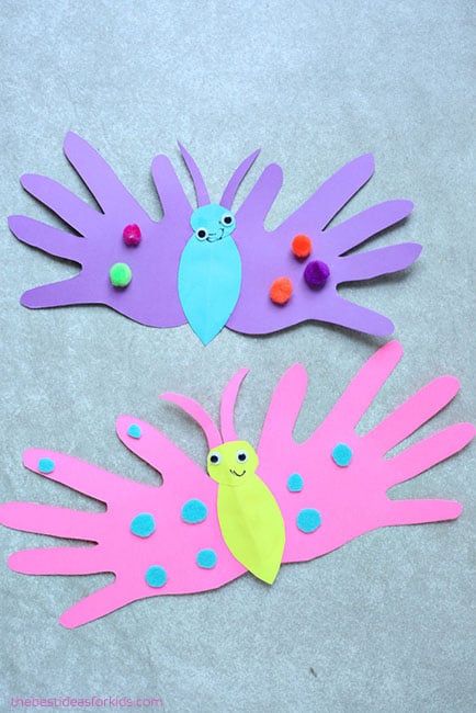 Final Butterfly Handprint Cards