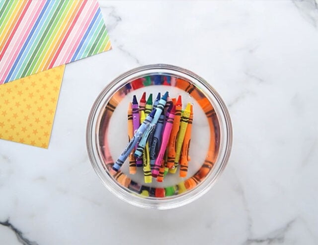 Put Crayons in Water