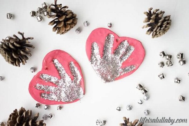 How to Make Salt Dough Handprint Ornaments