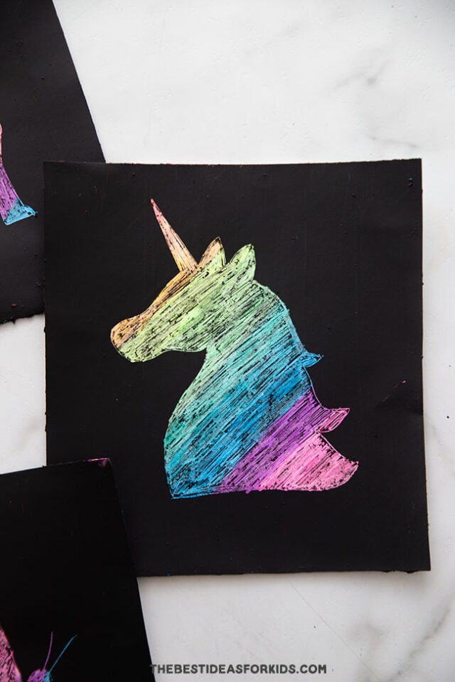 Unicorn Scratch Art for Kids